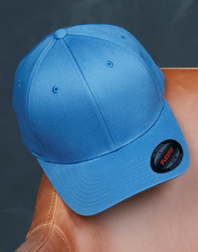 [6277_000_S/M (54-58cm)] GORRA 6 PANELES FLEXFIT 63%POLIESTER 3% ELASTAN 6277 (S/M (54-58cm), 000 White)