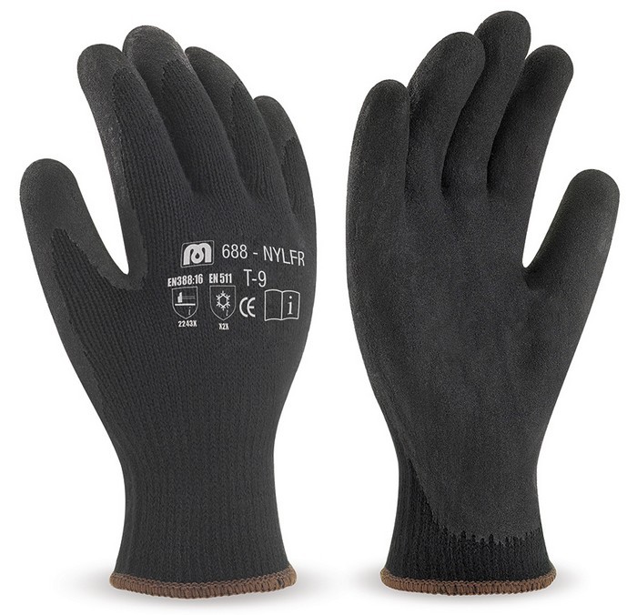 [688-NYLFR_NEGRO_7] GUANTE CUBIERTO LATEX PARA FRIO EN 388 511 MARCA 688NTLFRSIN (7)