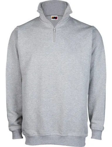 SUDADERA MEDIA CREMALLERA 50%ALGODON 280GRAMOS SEVILLA