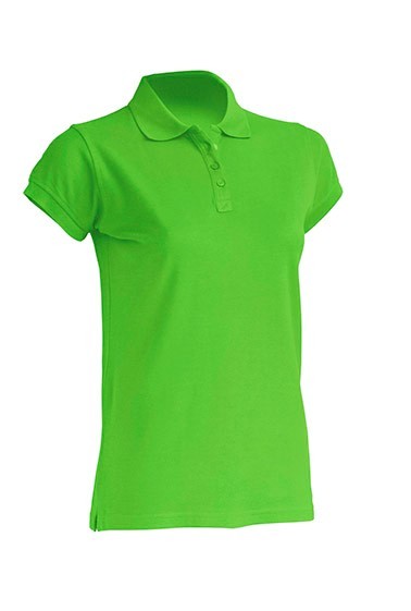 [POPL200ASS] POLO SRA M/C 3 BOTONES 200G 100% PIQUE PORA (S, AS JASPEADO)