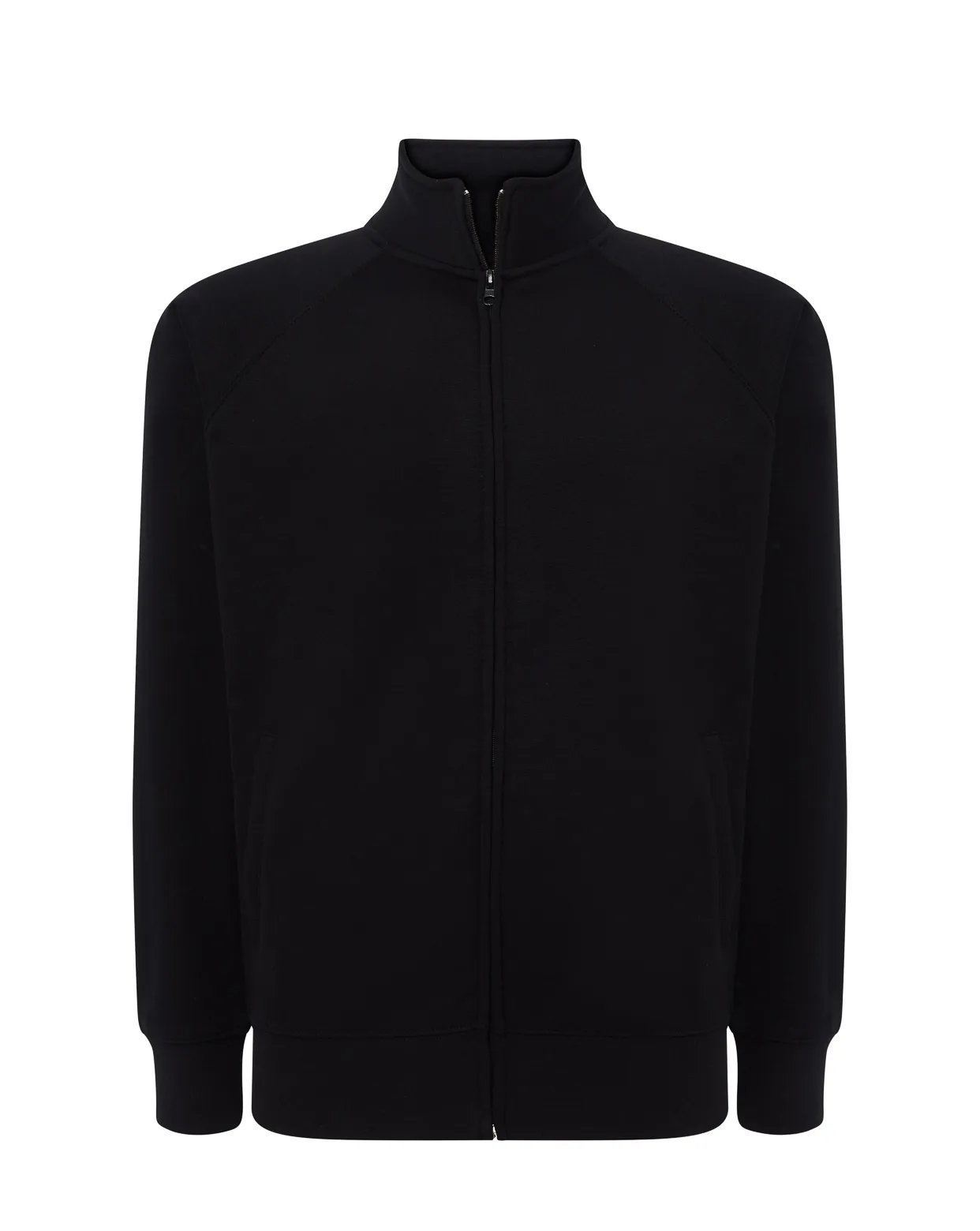 [SWRAFUZIPBKXS] SUDADERA CRO CREMALLERA ENTERA 290GR 67%POLIESTER 33%ALGODON (XS, BK NEGRO)