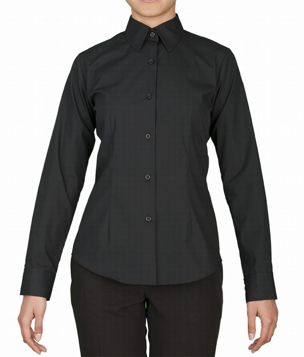BLUSA M/L BASIC 65%POL 35%ALG ENTALLADA SIN BOLSILLO DELON