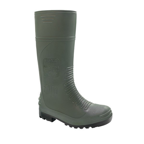 [320011315_38] BOTA AGUA S5 METAL PUNTA Y PLANTA CAUCHO 2091 VERDE (38)