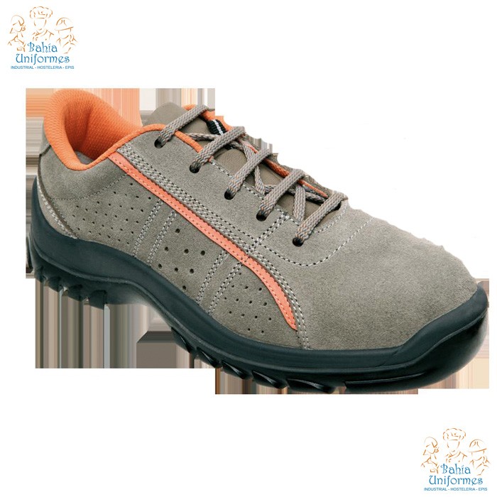 [734121500_36] ZAPATO SERRAJE SUPER NUMAN CALADO FAB ESPAÑOLA S1P METAL (36)