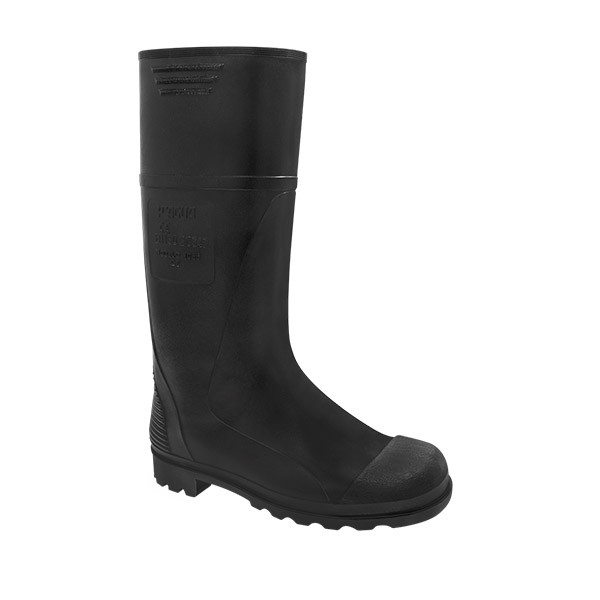 [1066_TALLA_39] BOTA AGUA SIN SEGURIDAD NEGRA PVC ALTA ANTIESTATICA EN20347 (39)