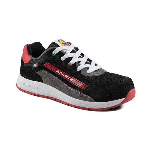 [AB0001BKRD_NEGRO ROJO_36] ZAPATO S3 SUELA EVA CAUCHO ABARTH 595 EN345 SUELA 300º (36, NEGRO ROJO)