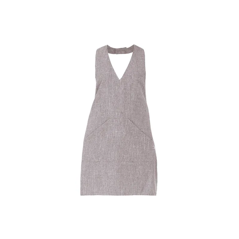 DELANTAL PETO CORTO 100%POLIESTER SOMELIER CUELLO PICO 2 BOLSILLO SCOTLAND 170GR