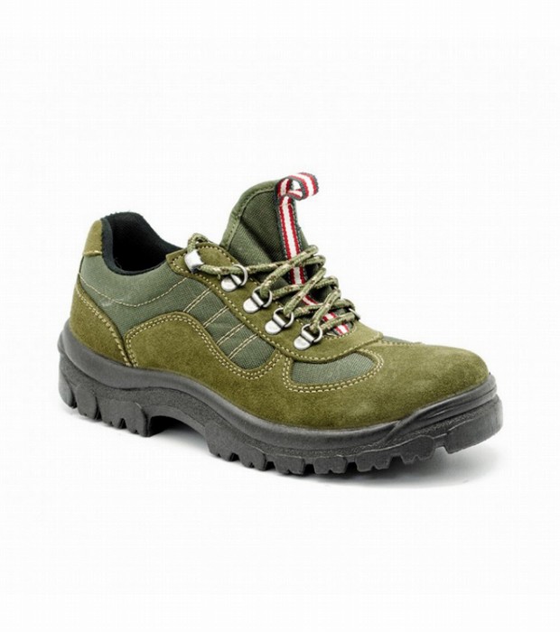 [977_VERDE_37] ZAPATO TREKKING SERRAJE VERDE SIN SEGURIDAD FABRICION ESPAÑOLA POSTIGO (37)