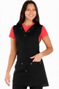 ESTOLA 100% POLIESTER CUELLO PICO OJESTES ADORNO AJUSTE TRASERO