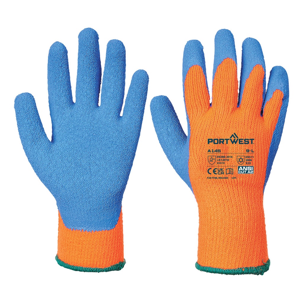 GUANTE PARA FRIO RUGOSO LATEX EN 388 1231 511 X1X COLD GRIP