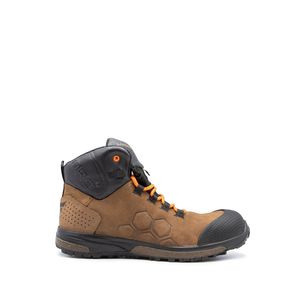 [1004.02.35] BOTA S3 HRO SRC ESD COMPOSITE KEVLAR PU INYECTADO DIRECTO + CAUCHO LANDO BROWN 1004.02 (35)