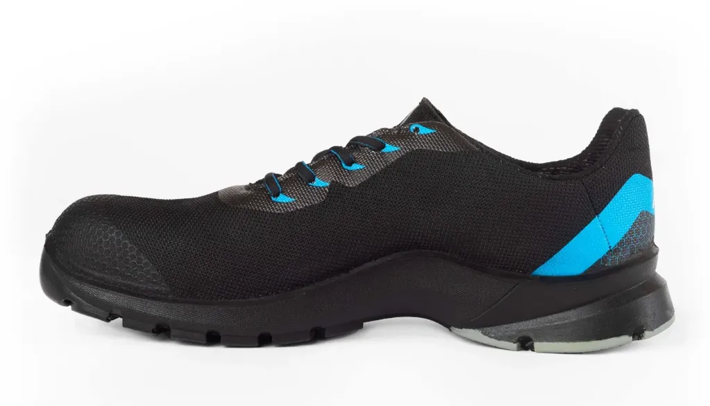 [1263.11.35] ZAPATO S3 EN20345 NO METAL ESD HYBRID AZUL MUY COMODOS SUELA CORCHO MICROFIBRA SUELA PU+TPU (35)
