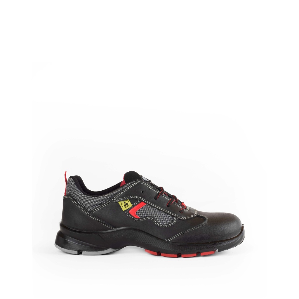 [1250.00.36] ZAPATO S3 ESD EN20345 NO METAL SRC POLIURETANO TIDAL FILO ROJO (36)