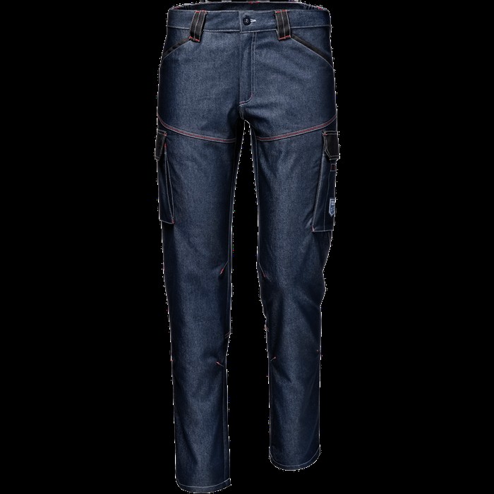 [MC1120Q638] PANTALON CRO MULTIBOLSILLOS 65%ALGODON 2%ELASTAN DENIM 250GR (38)