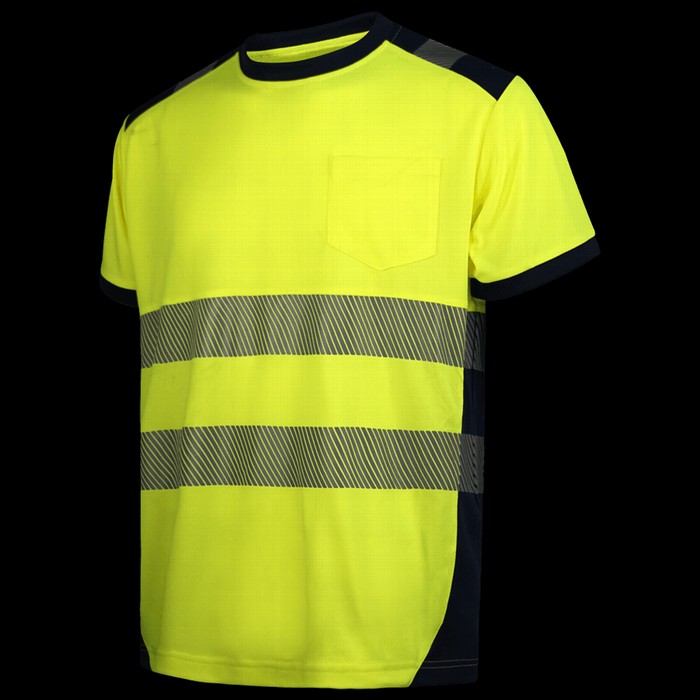 CAMISETA CRO M/C A/V CINTA SEGMENTADA 140 GRAMOS BICOLOR