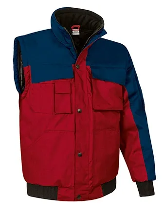 [SCOOT_MARINO GRIS_S] ANORAK CAZADORA DESMANGABLE SCOOT BICOLOR ENGUATADA (S, MARINO GRIS)