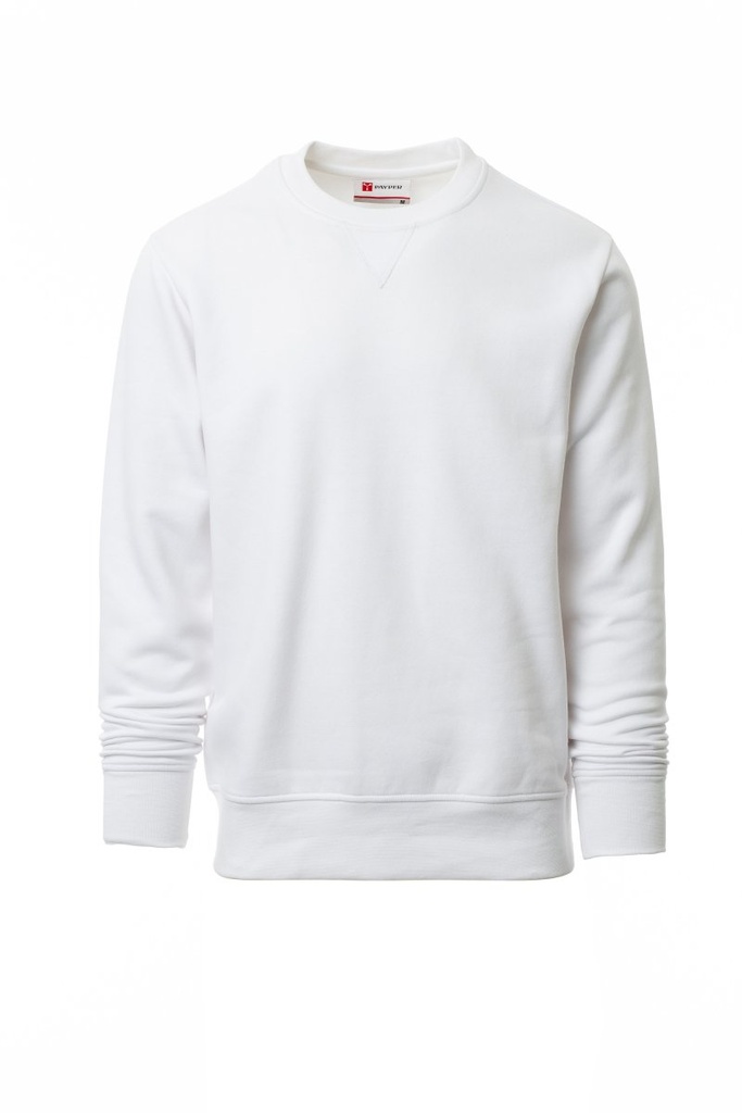 [001083030800000XS] SUDADERA CRO CUELLO REDONDO 280 GR 70%ALGODON ORLANDO (XS, 00000 BLANCO)