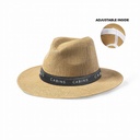 SOMBRERO INDIANA FABRICADO EN PAJA DE PAPEL CONFORTABLE CINTA INTERIOR MULINS