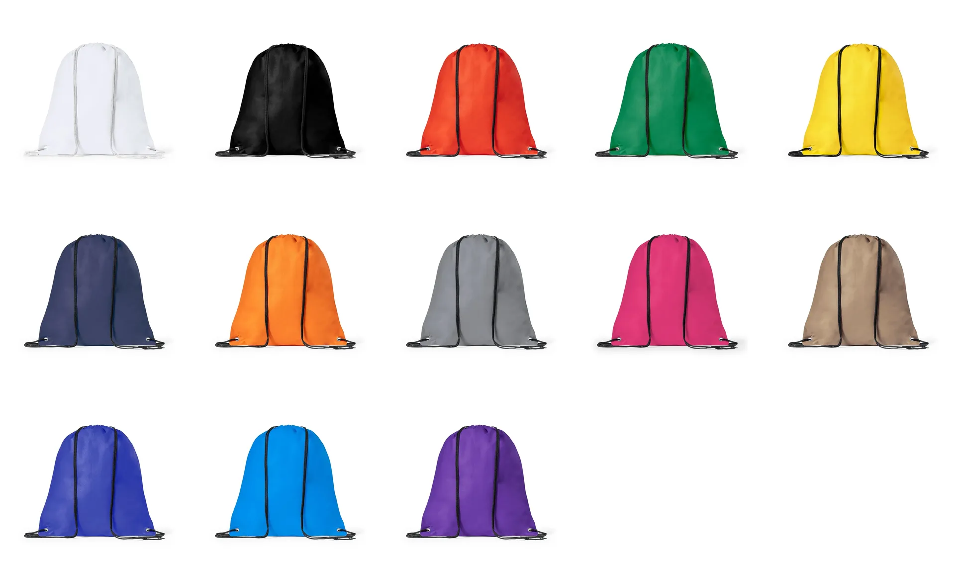 [4049_NARANJA_] BOLSA MOCHILA CORDONES HERA TNT MEDIDA 36X42 CM (NARANJA)