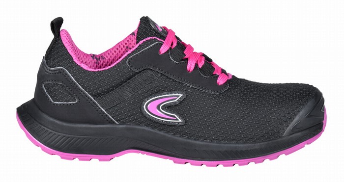 [18530-N00.W35] ZAPATO SRA MUJER S3S SR TEJIDO TECHSHELL SUELA ROSA E20345 ATENA (35)