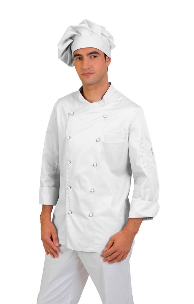[113002_0000_XS] CHAQUETA COCINA SARGA SIN BOTONES ÍMOLA 113002 (XS)