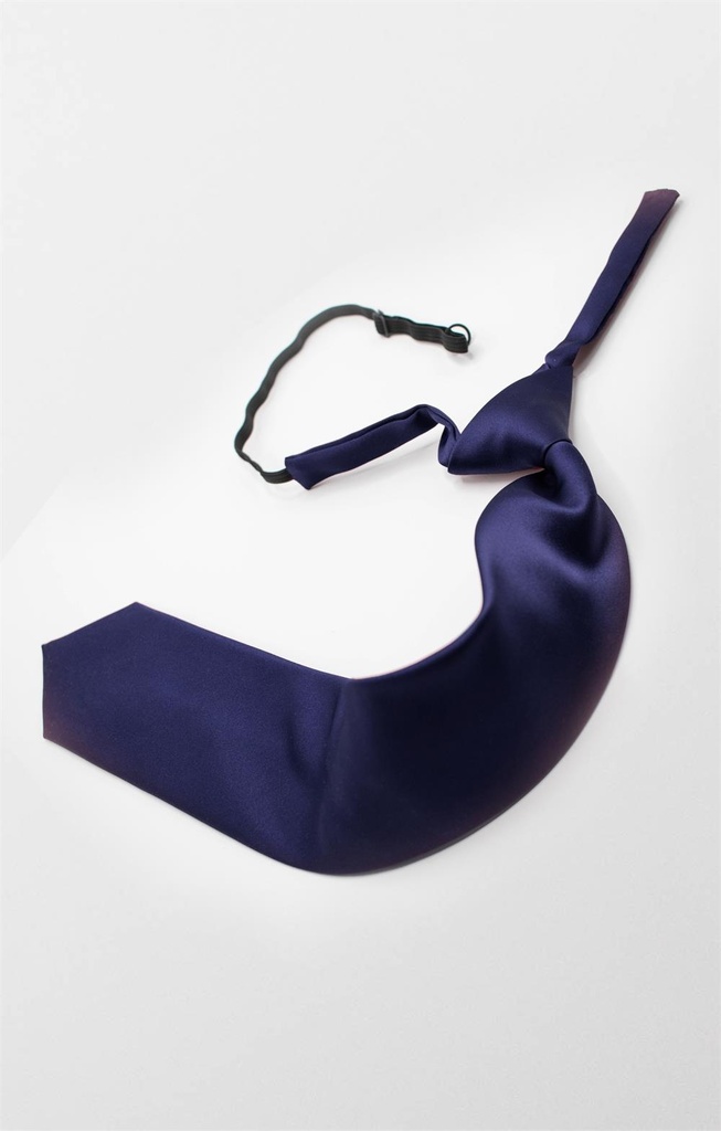 CORBATA COLOR LISO PALA 8CM CON NUDO 661