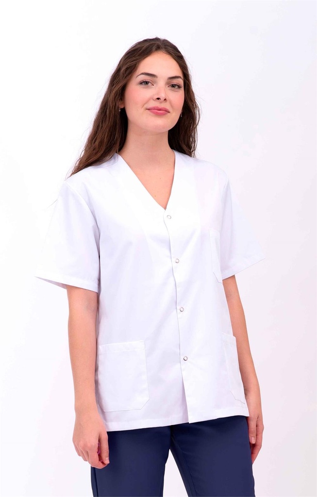[114014_0000_XS] CHAQUETA CUELLO PICO ABIERTA TRES BOLSILLOS TRINIDAD 114014 (XS)