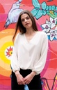 BLUSA SEÑORA ABULLONADA CRUZADA GARBI 3665