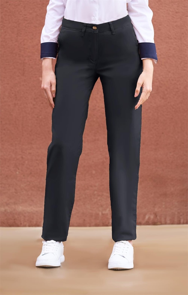 PANTALÓN BOLSILLOS FRANCÉS CREMALLERA YKK PLATA 2509