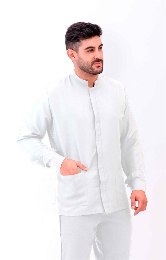 CHAQUETA CUELLO MAO CIERRE BROCHES TRENTON 114106