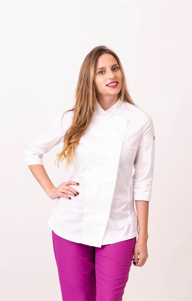 [113221_0000_XS] CHAQUETA BROCHES OCULTOS NIDO DE ABEJA AMELIA 113221 (XS)