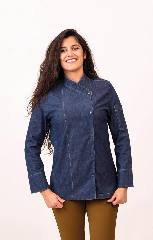 CHAQUETA VAQUERA ELÁSTICA BROCHES PERLA MÓDENA 113201