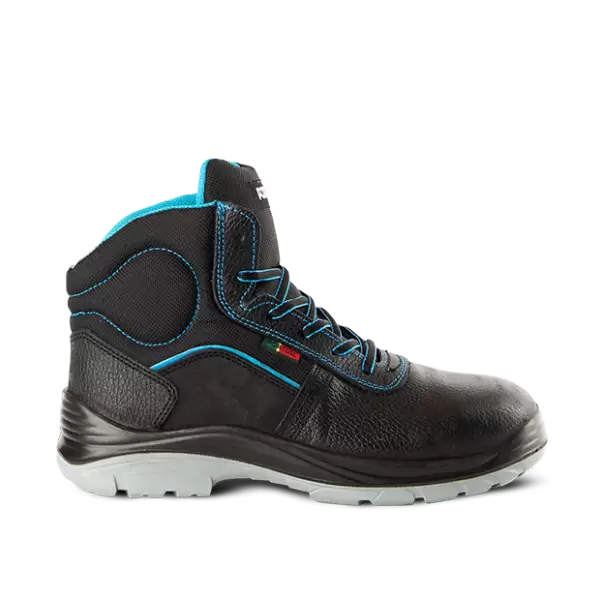 [BORBA__36] Bota Piel No Metal S3 Suela Poliuretano Borba EN345 Azul (36)