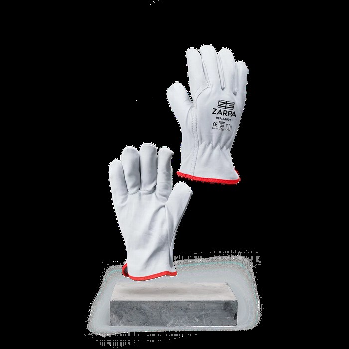 [ZA007_8] GUANTE PIEL ESPESOR 1.1 MM ZARPA ZA007 (8)