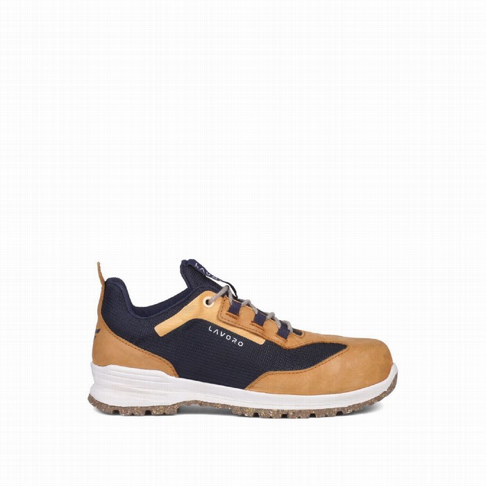 [1255.06.35] ZAPATO UNISEX E04 LIBRE DE METAL BEIGE S3 SUELA CAUCHO 1255.06 (35)
