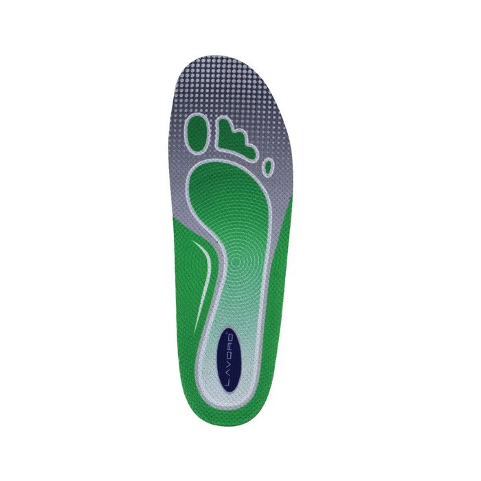 [9999.95.36] PLANTILLA PARA PIES CON PISADA "PLANA" COLOR VERDE SPODOS (36)