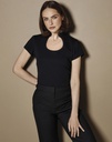 CAMISETA MUJER ESCOTE REDONDO MAO 5%ELASTAN KK755