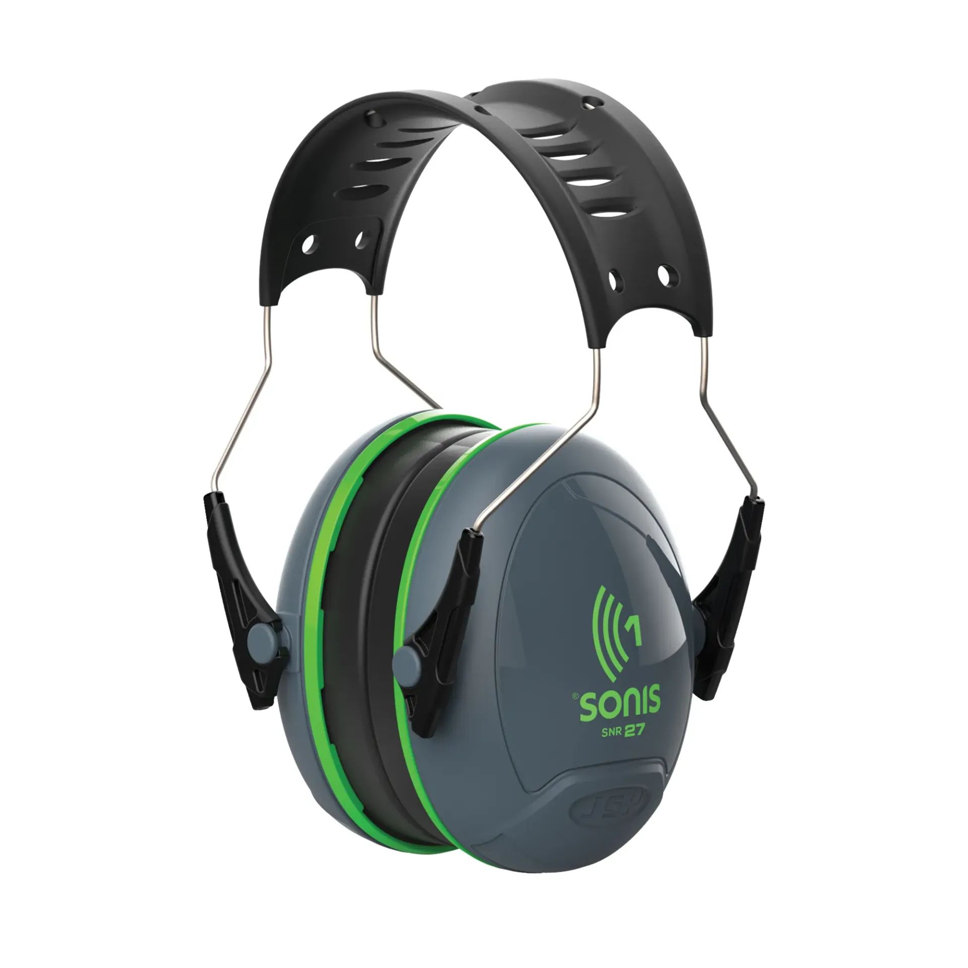 [AEB010-0AY-800] CASCO AUDITIVO SNR 27 VERDE DIADEMA ACOLCHADA EN 352-1 SONIS 1