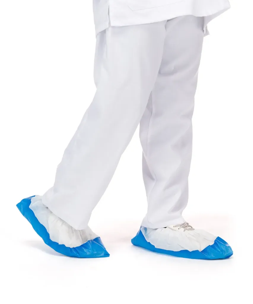 [68500] Patuco cubre zapato 100 unidades polipropileno suela puntos azul