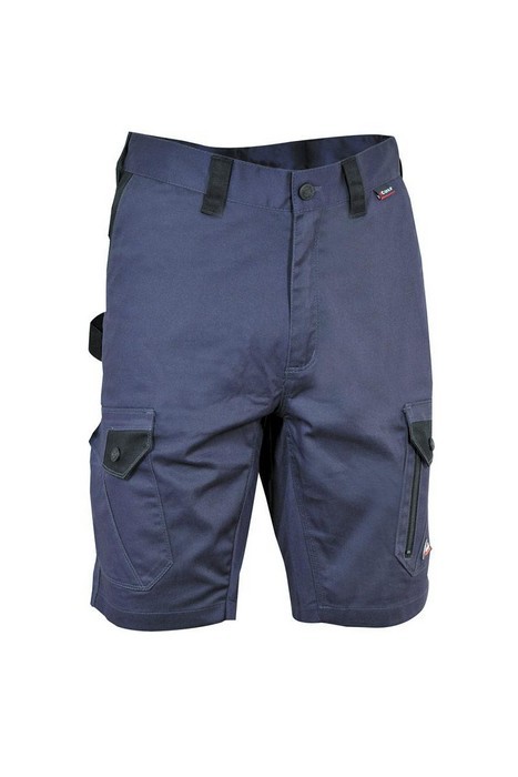 [V619-0-03.Z38] PANTALON CORTO TEJIDO ELASTICO 60%ALGODON 3%ELASTAN KEDIRI (38, 03 FANGO/NERO)