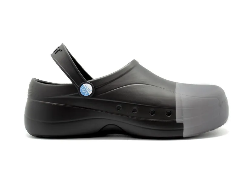 ZUECO EVA + CAUCHO ANTIESTATICO PUNTA SEGURIDAD MUY DURADERO TUCAN (35, Negro)