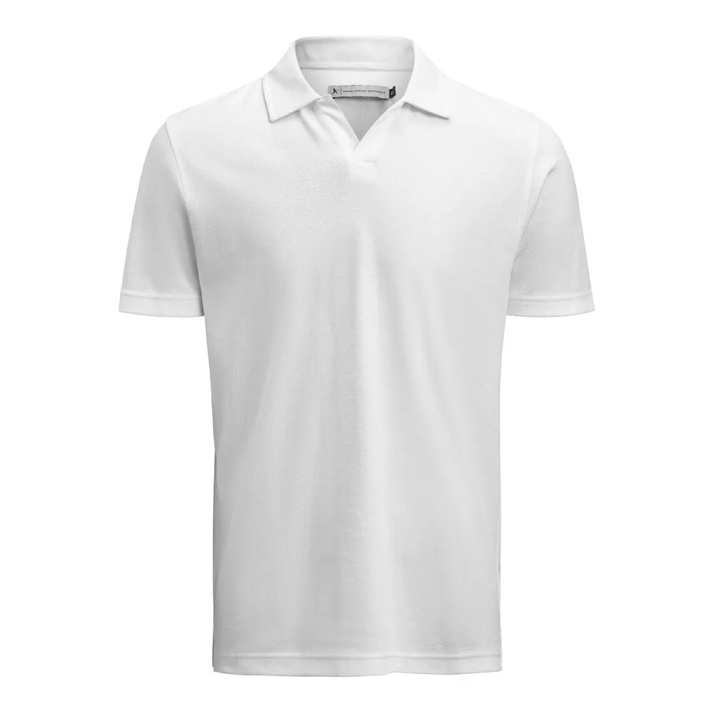 [2115002-900-4] POLO CUELLO PICO MEZCLA SCARSDALE (S, Negro)