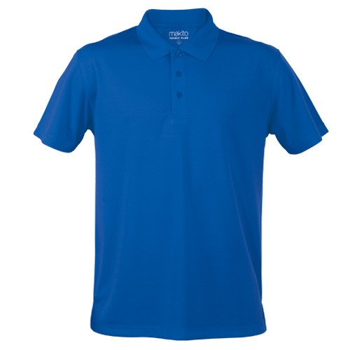 [4187_MORADO_S] POLO M/C CRO POLIESTER TECNICO PLUS PIQUE NIDO DE ABEJA (S, MORADO)