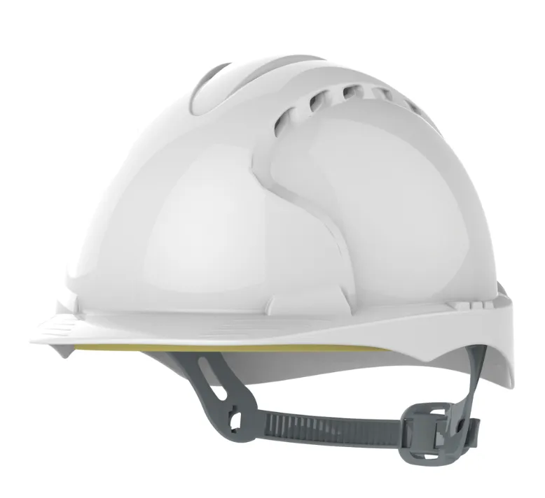 CASCO DE OBRA EVO 3 VENTILADO JSP AJF160-000 CIERRE CREMALLERA