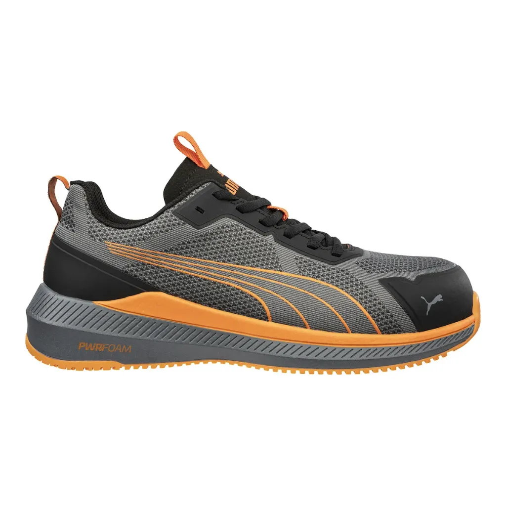 [645000_39] ZAPATO PUMA BAJO S1PS ESD FO HRO SR DETALLES NARANJAS SAFETY SLIDE (39)