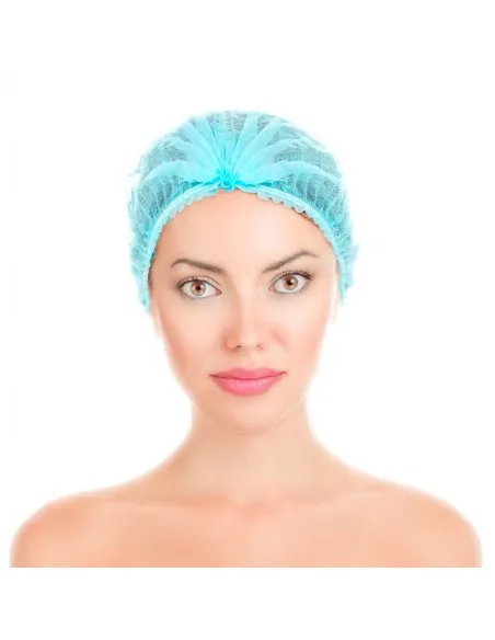 COFIA ACORDEON DESECHABLE POLIPROPILENO CELESTE 100 UNIDADES