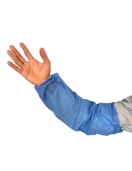 MANGUITO POLIPROPILENO 50 UNIDADES PLASTIFICADO AZUL