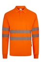 POLO M/LARGA ALTA VISIBILIDAD MONOCOLOR BANDAS SEGMENTADAS VELILLA 305534