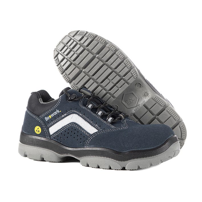 ZAPATO S1P SERRAJE VACUNO ESD HORUS S1P