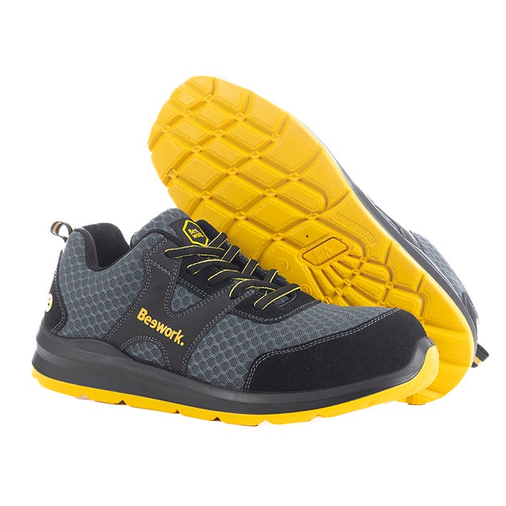 ZAPATO S3 TEJIDO TÉCNICO REJILLA 3D HIDROFUGADO CORDONES SURYA S3S